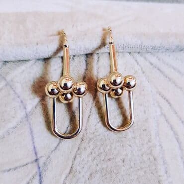 sirqalar qizil: Sırğa, Tiffany, Sarı qızıl, 585 Əyar, 443 g — 2