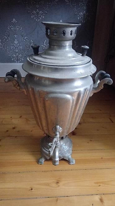 ТВ и видео: Klassik metal samovar - Material: bürünc/metal korpus, dekorativ — 1