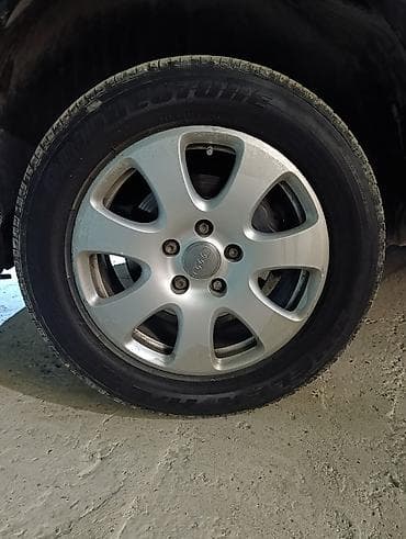 кредит авто: Audi orijinal yüngül lehimli disklər və Bridgestone Dueler H/L — 3