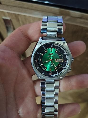 Смарт часы: Б/у, Наручные часы, Orient, цвет - Зеленый — 3