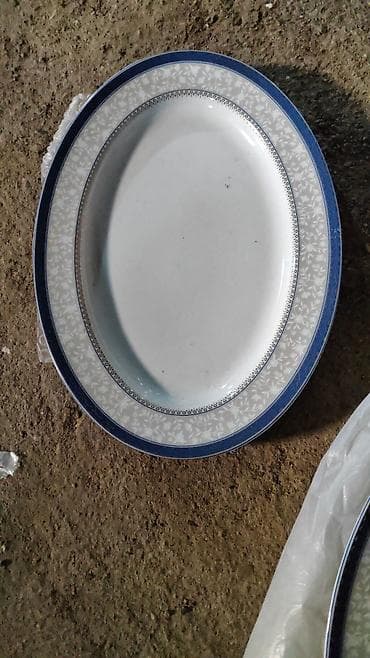 versace servis: Boşqablar, rəng - Mavi, Farfor — 5