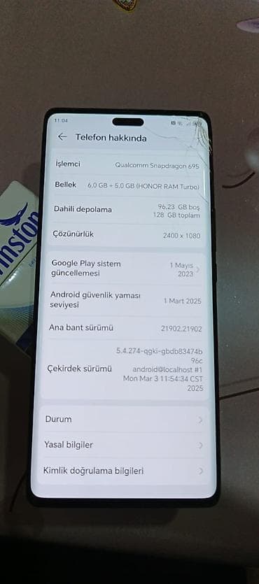telefon iphone 5s: Honor X9a, 128 GB, rəng - Qara, İki sim kartlı — 2