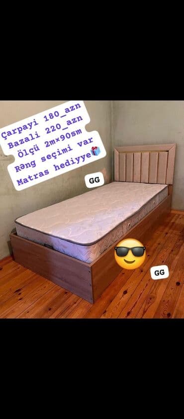 ikinci el tek carpayi: Yeni, Təknəfərlik çarpayı — 1