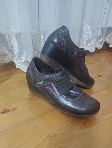 barya ayakkabı: Tuflilər, Ölçü: 38, rəng - Qəhvəyi, Yeni — 3