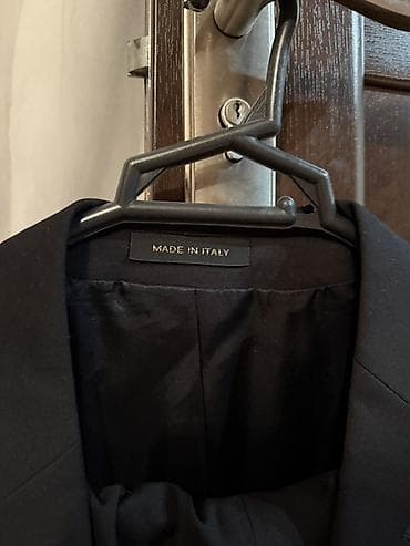 Костюмы: Klassik qara kişi kostyumu (Made in Italy) - Material: Etiketdə — 2