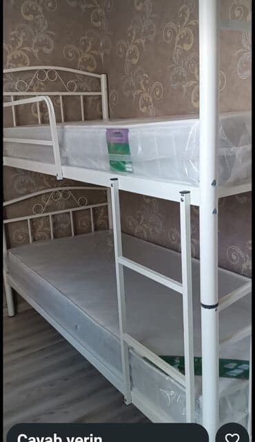 dəmir carpayı: Yeni, Təknəfərlik çarpayı, Bazasız, Matrassız, Siyirməsiz, Azərbaycan — 3