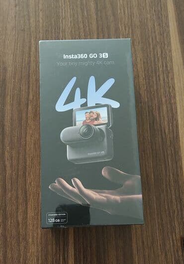 Фотоаппараты: Insta360 GO 3S – 128 GB Komplektasiya: • Insta360 GO 3S kamera (128 — 1