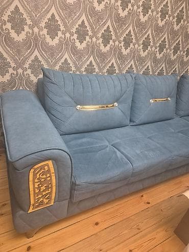 Ev üçün mebel: Künc divan, Divan, Bazasız — 5