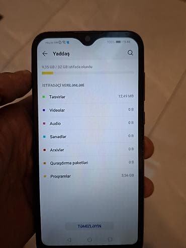 flash kart: Huawei Y5, 32 GB, rəng - Göy, İki sim kartlı — 3