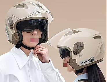cg motor: Moto Dəbilqələr 29-azn– açıq tip, geniş ag vizorlu Rəng: bej, ag Ünvan — 6
