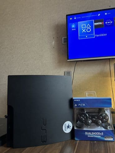 playstation 3 oyunlari: Sony PlayStation 3 (PS3) Slim oyun konsolu 320gb 30+ oyun✅ Donma — 2