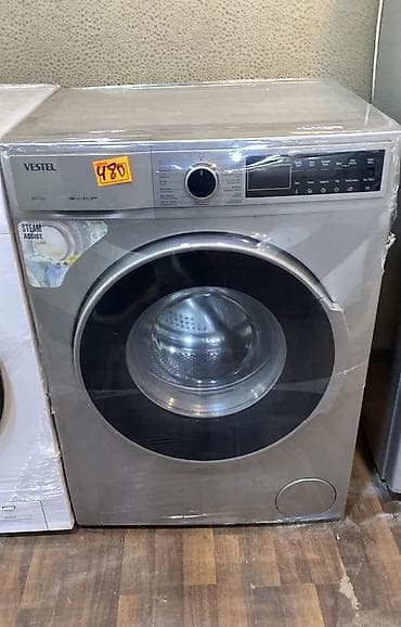 sharp paltaryuyan: Vestel önyükləmə paltaryuyan maşın - Korpus: inox rəngli, geniş şüşə — 1