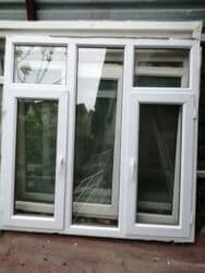 şuşe qapi: Yeni İkiqat şüşə paketi Plastik pəncərə, Еni: 2 sm, Uzunluğu: 5 sm, Ödənişli quraşdırma — 18