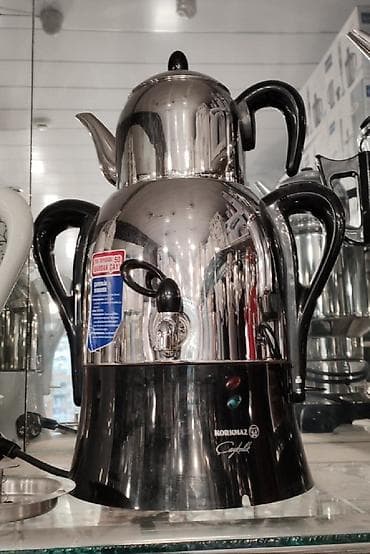 Samovar Elektrik samovar Korkmaz Türkiyə istehsali 50 bardak çay — 1