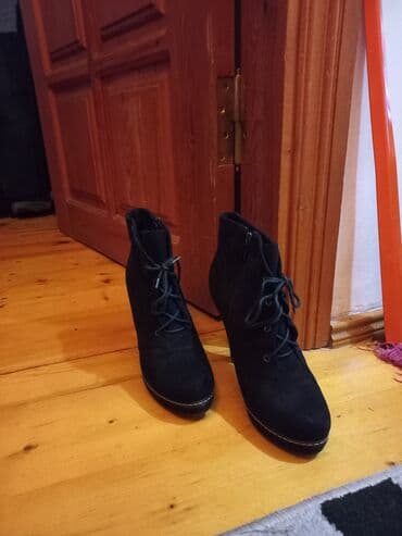 qara mokasinlər: Zara, Ölçü: 38, rəng - Qara, Yeni — 1