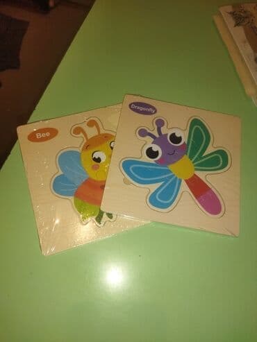 arı qutusu: Uşaq üçün taxta pazl dəsti - Mövzu: Həşəratlar – Arı (Bee) və — 1