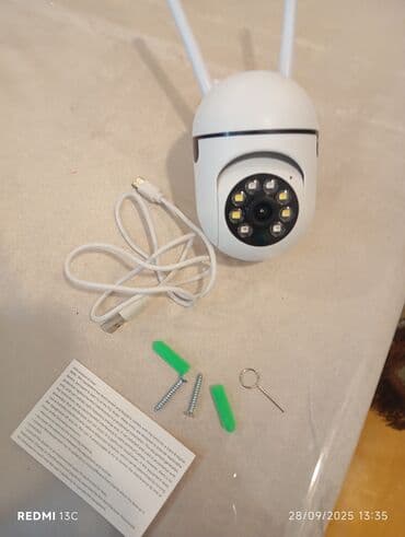 atv plus ayliq qiymeti: Wi‑Fi təhlükəsizlik kamerası Gecə görmə. Hərəkəti izləyir. Adaptırsız — 8