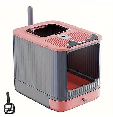 pisik tualeti: Məhsul: Qapılı örtülü pişik tualeti (qutu) Təsvir: - Qapalı — 10