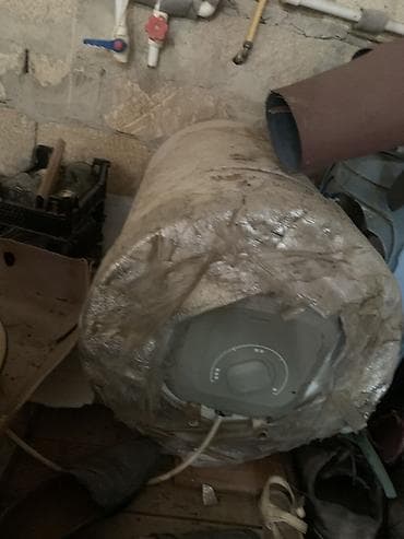 su krant: Elektrik su qızdırıcısı (boiler), silindrik gövdə, mexaniki idarəetmə — 2