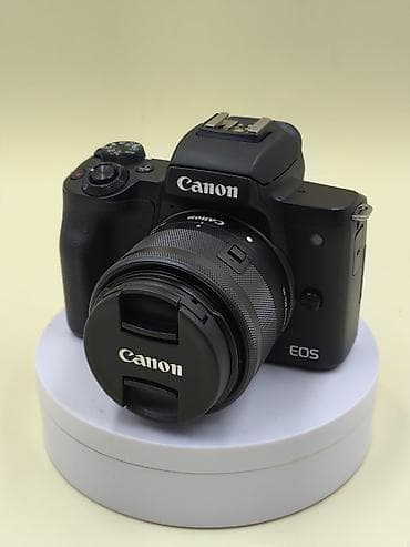 Canon EOS M50 Mark II + EF-M 15-45mm IS STM kit. Cəmi 2K probeg. -