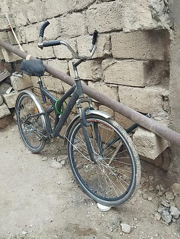 Velosipedlər: Şəhər velosipedi – 26" təkərli - Çərçivə: polad, orta ölçü - Ön — 3