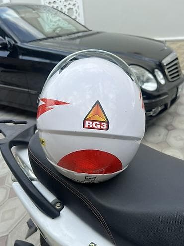 electro moto: Mot motosiklet dəbilqəsi – tam üzlü (full-face) model - Rəng: ağ — 4
