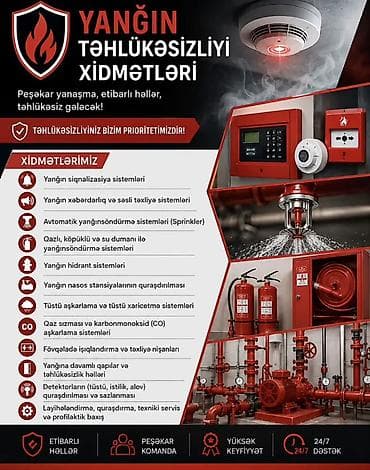 Xidmətlər: Təhlükəsizlik sistemləri | Siqnalizasiya — 9