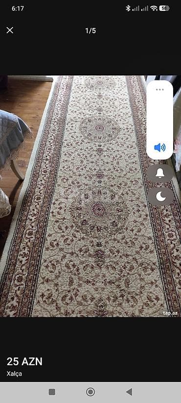 Xalça – dəhliz üçün uzun yolluq - Dizayn: klassik şərq naxışlı