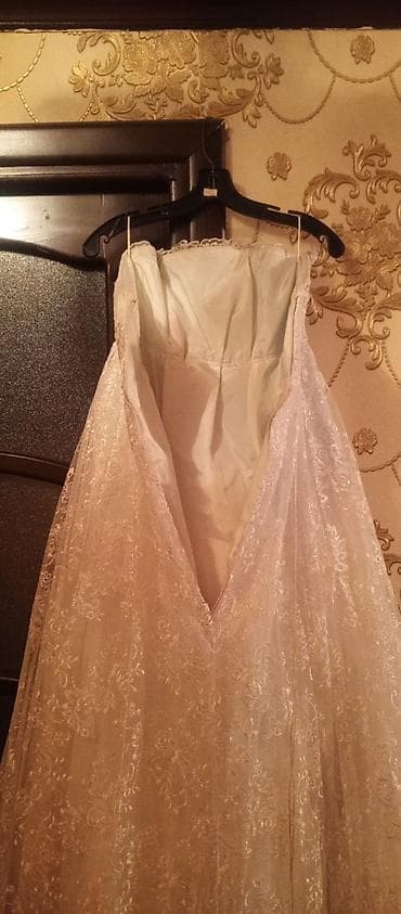 toy don: Gəlinlik donu. Bir dəfə Işlənilib quru təmizləməyə verilməlidir heç — 2