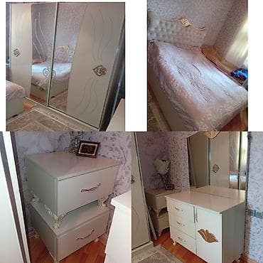 balkon skaflari: İkinəfərlik çarpayı, Dolab — 1