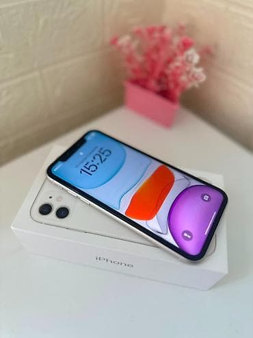 telefon iphone 11: IPhone 11, 128 GB, White Titanium — 1