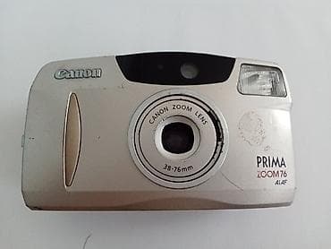 işlənmiş kondisioner: Canon Prima Zoom 76 AiAF plyonka fotoaparatı - Növ: 35mm kompakt film — 2