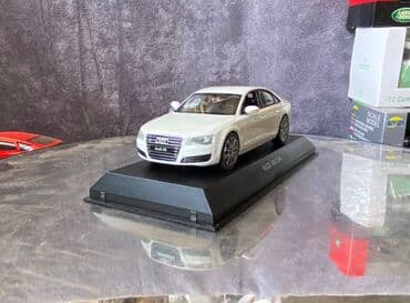 10 qepik: Коллекционная модель AUDI A8 D4 white 2010 Kyosho Scale 1:43 Art. — 13