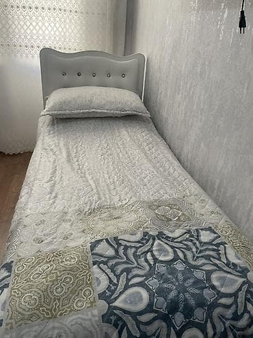 stol stul instagram: Təknəfərlik çarpayı, Matras ilə — 1
