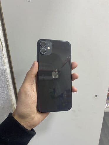 IPhone 11, 64 GB, Qara, Zəmanət, Simsiz şarj, Face ID