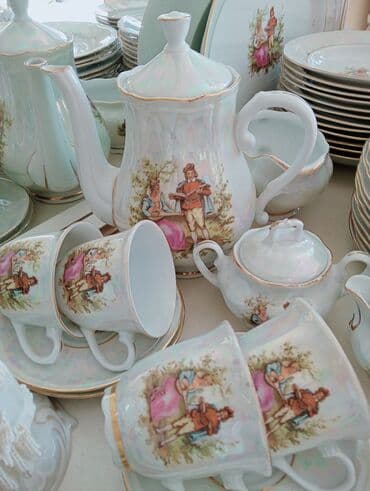 qaşıq naboru: Nahar dəsti, Farfor, 12 nəfərlik, Polşa — 5