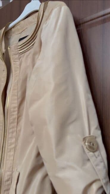 женский плащ новый: Плащ, M, цвет - Бежевый — 3