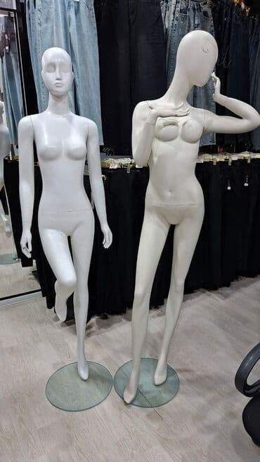манекен груша: Женский, Пластик, пластмасса, Белый — 4