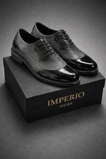 Klassik kişi ayaqqabısı – təbii dəri, münasib qiymət. - Model