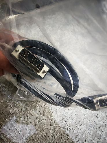 DVI–D kabel - Giriş/çıxış: DVI-D (24-pin) kişi–kişi - Rəng: qara -