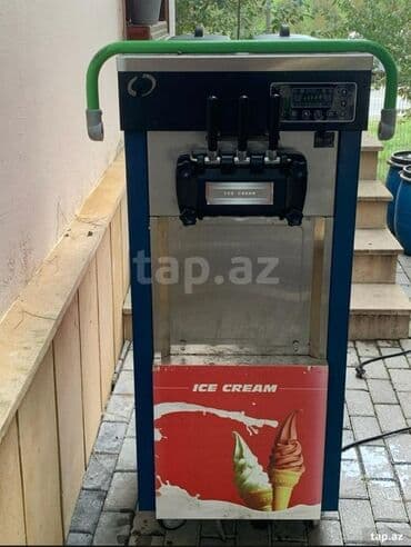 купить аппарат мороженого: Soft dondurma aparatının satışı - 3 musluklu paylama sistemi: 2 ayrı — 1