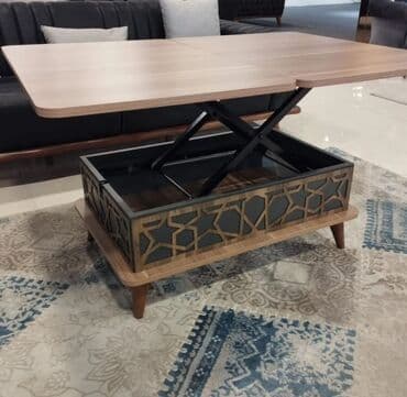 трансформер стол: Jurnal masası, Yeni, Transformer, MDF, Kvadrat masa — 5