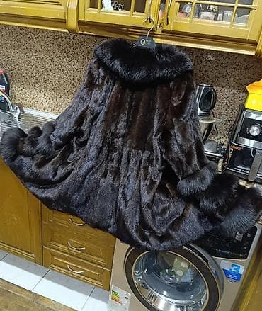 duz golu: Shuba norkadir,tünd shokolad rəngdir,vorotniki,gollarının manjeti — 4