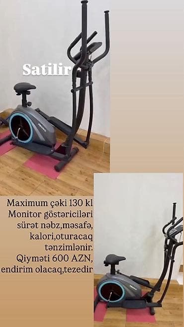 Elliptik velotrenajor (səkkizbucaqlı stepper/velosiped kombinasiyası)