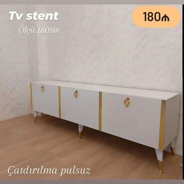 Divan və masa dəstləri: Yeni, Düz TV altlığı, Polkalı — 1