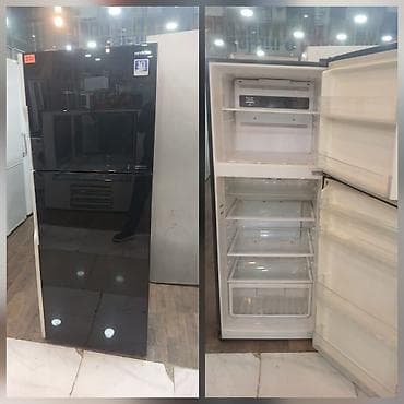 hitachi soyuducu: 2 qapılı Hitachi Soyuducu Satılır, rəng - Qara — 1