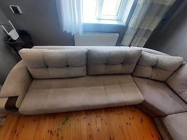 ev stullari: Künc divan, İşlənmiş, Parça — 2
