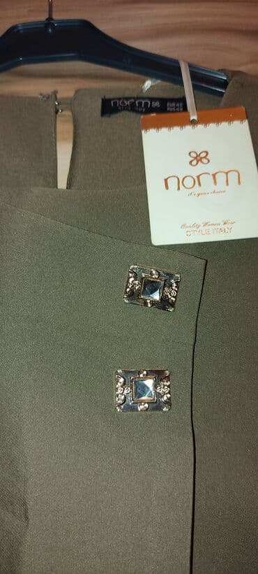 yupqa kofta: Teze xaki reng kofta.italya.geyinilmeyib.dest olub.şalvari istifade — 5