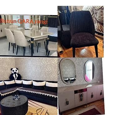 Qonaq otağı üçün, İşlənmiş, 6 stul