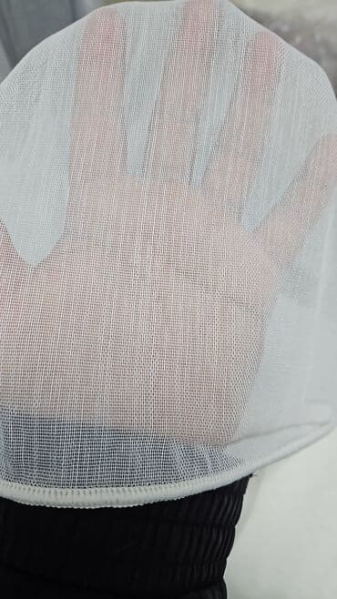 ucuz tul: Ağ rəngli, şəffaf tül parça. Yüngül və zərif görünüşü ilə pərdələr — 18